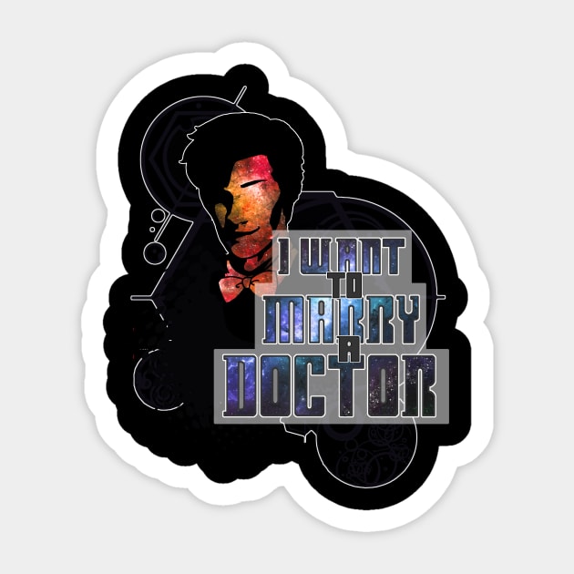 Marry a Doctor Smith Sticker by RileyRiot